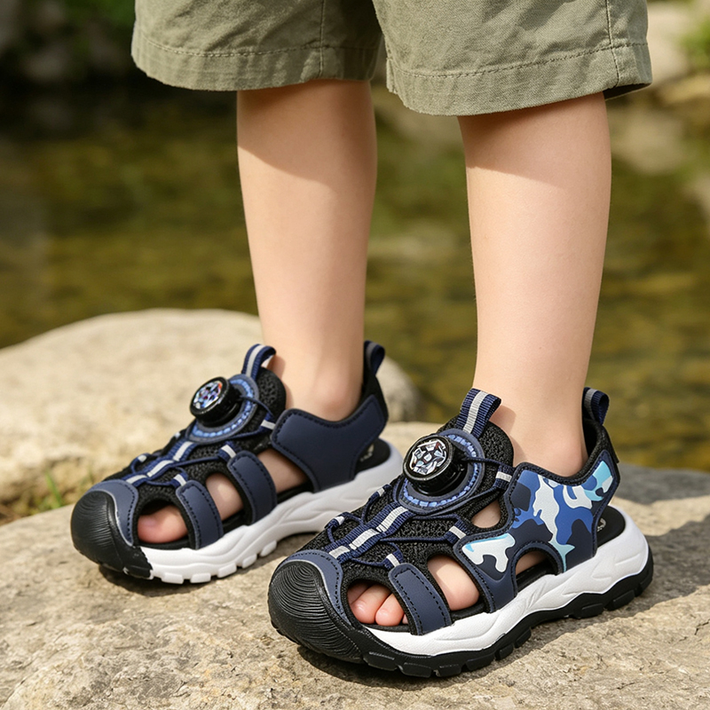 Outdoor Adventure For Toddlers - Boys Recycled Adventure Sandals 2026 New
