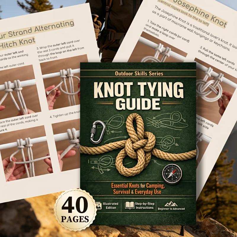 Essential Knot Tying Guide Boo - Outdoor Adventure Travel recensie en prijs