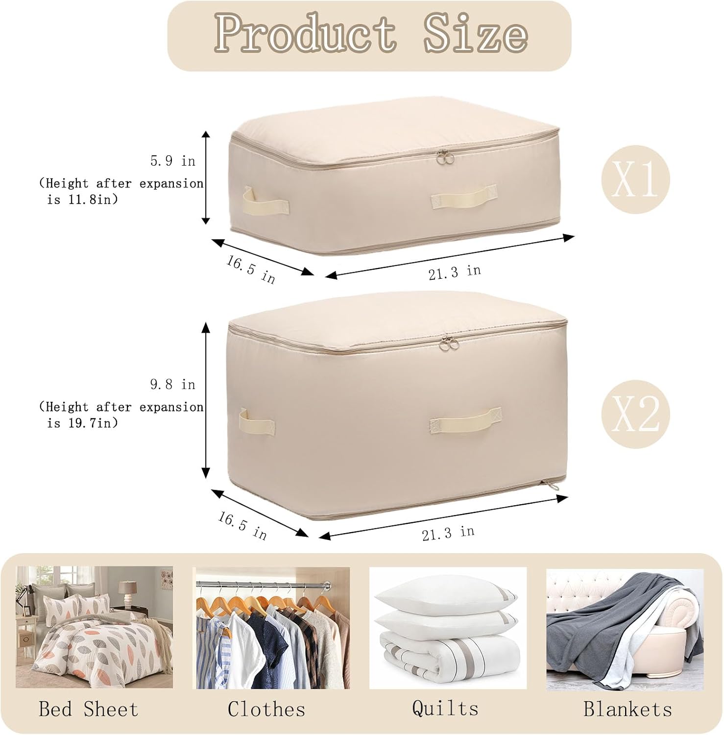 3 Pack Self Compression Storag - Space Blanket Heavy recensie en prijs