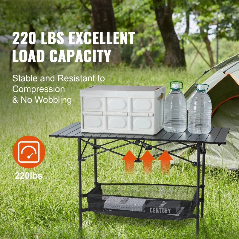 1 PC Portable Folding Camping  - Outdoor Adventure Table With Storage recensie en prijs