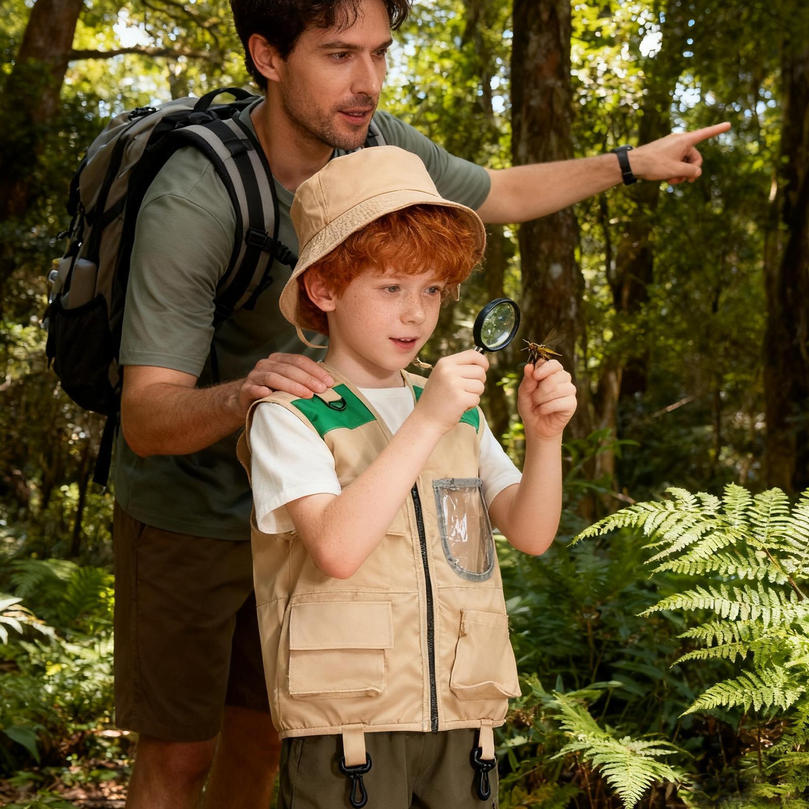 Kids Explorer Vest and Hat Hal - Outdoor Adventure Kit For Boys recensie en prijs