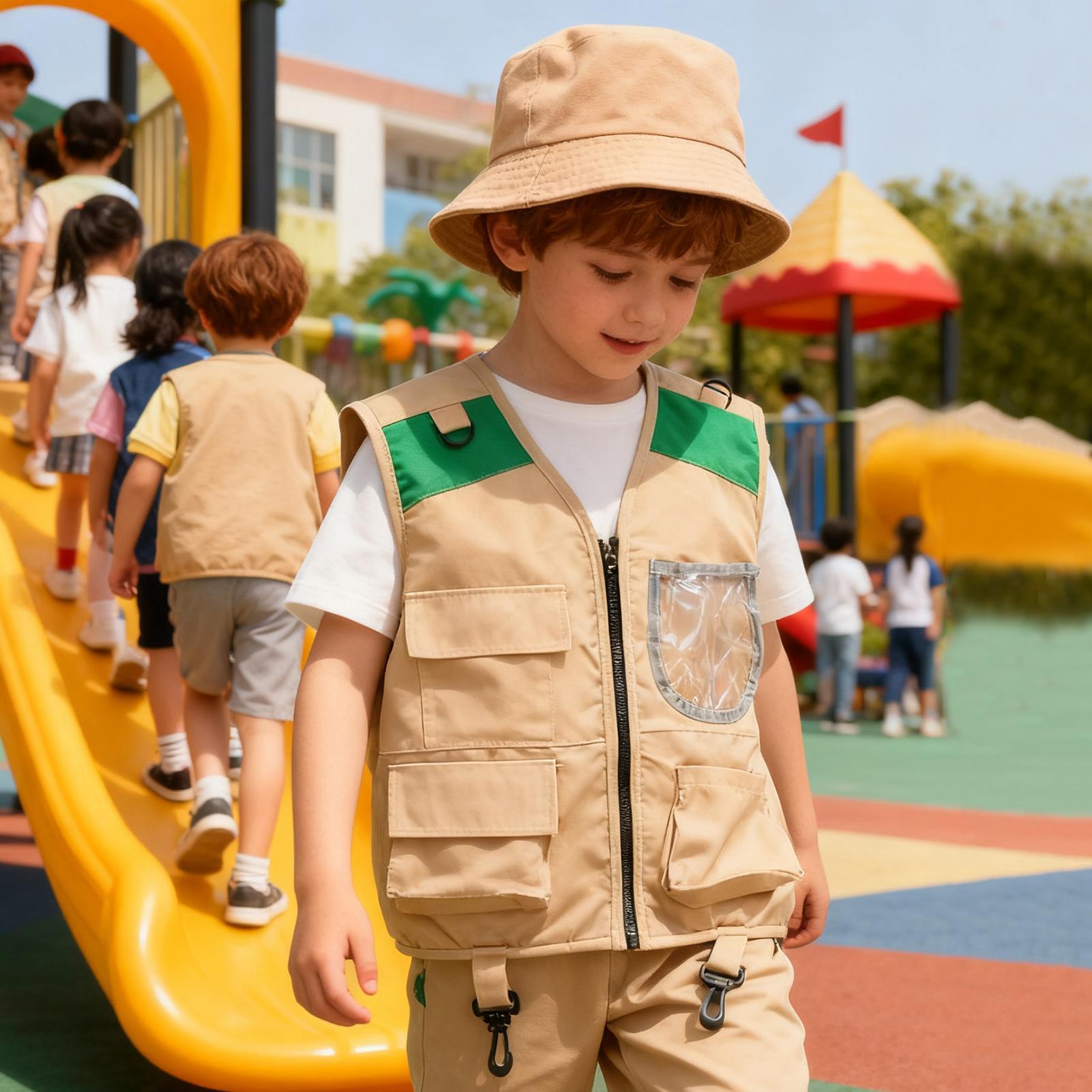 Kids Explorer Vest and Hat Hal - Outdoor Adventure Kit For Boys recensie en prijs