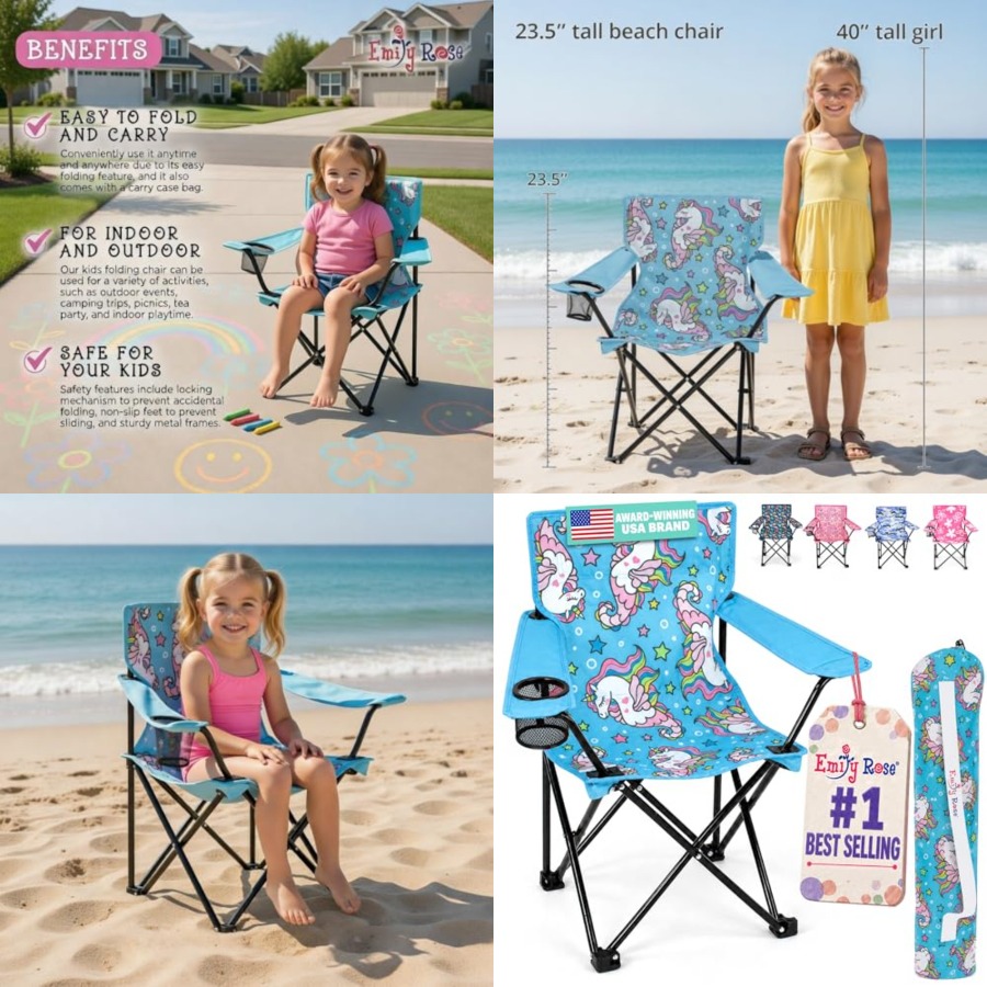 Sea Unicorns Kids Folding Camp - Outdoor Adventure For Toddlers recensie en prijs