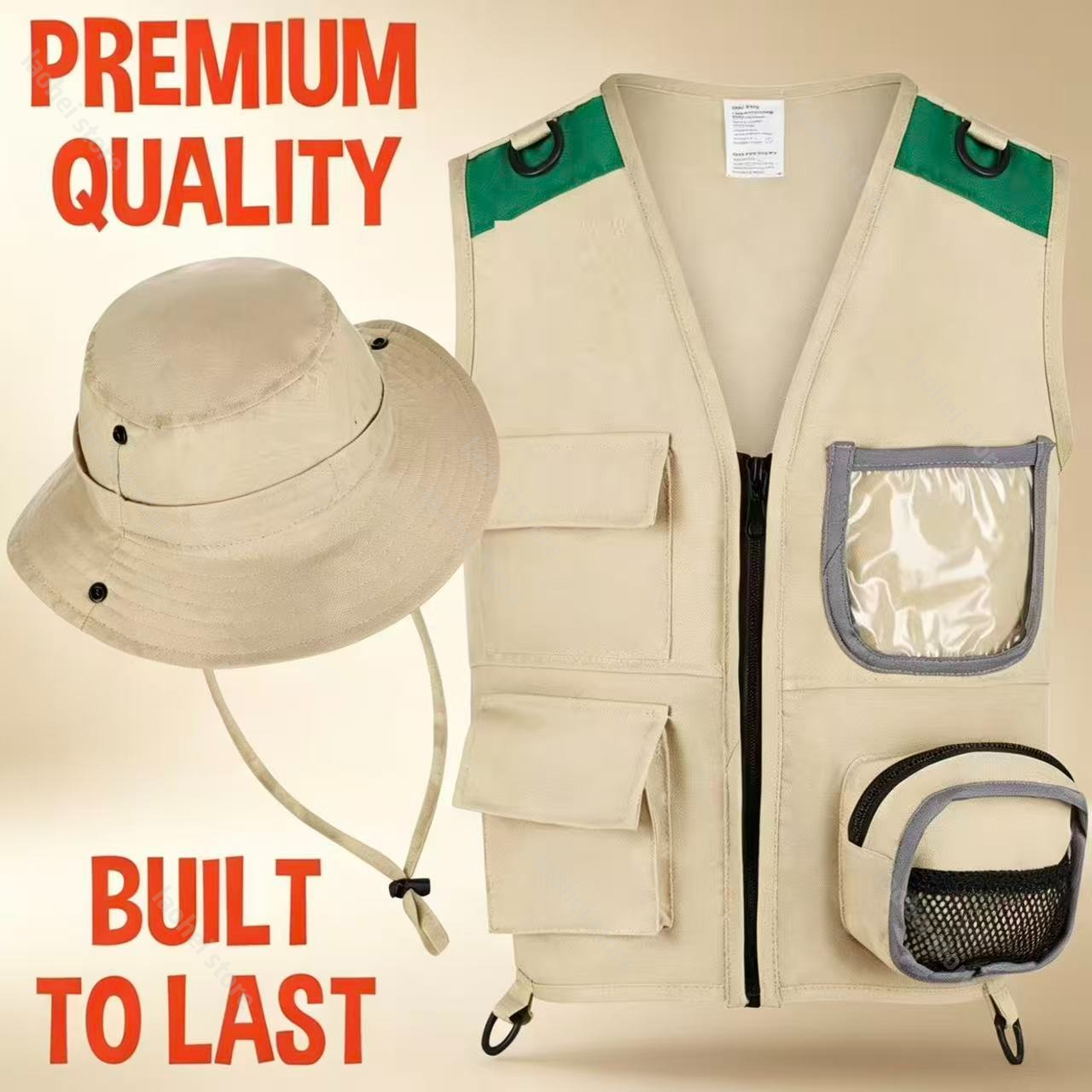 Kids Explorer Vest and Hat Cos - Outdoor Adventure Kit For Boys recensie en prijs