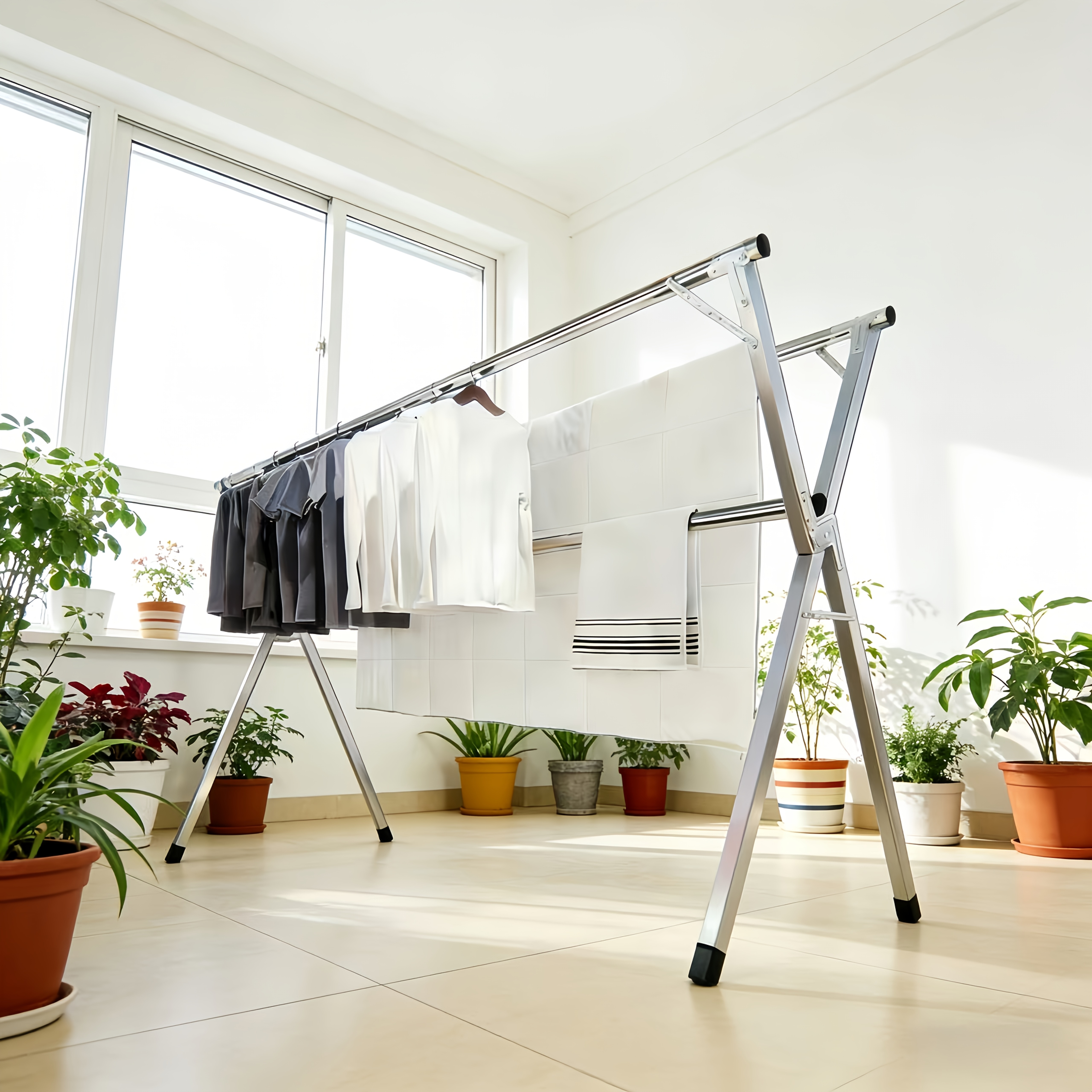 3-Rod Adjustable Foldable Dryi - Space Blanket Heavy recensie en prijs