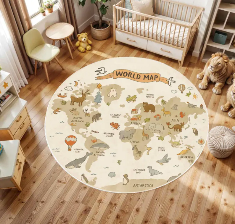 Roadway Toddler Room Round Rug - Outdoor Adventure For Toddlers recensie en prijs