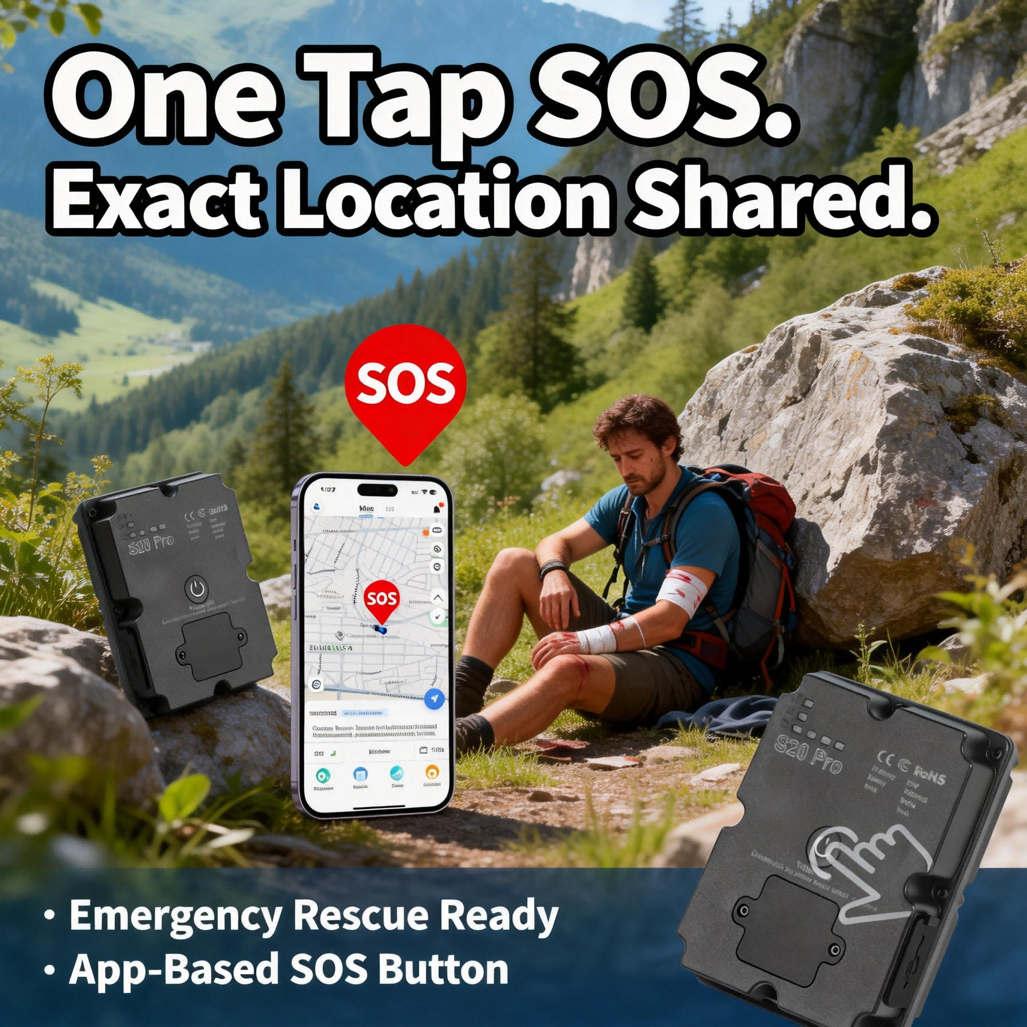 GPS Tracker for Hiking Backpac - Outdoor Adventure With No Backpack recensie en prijs