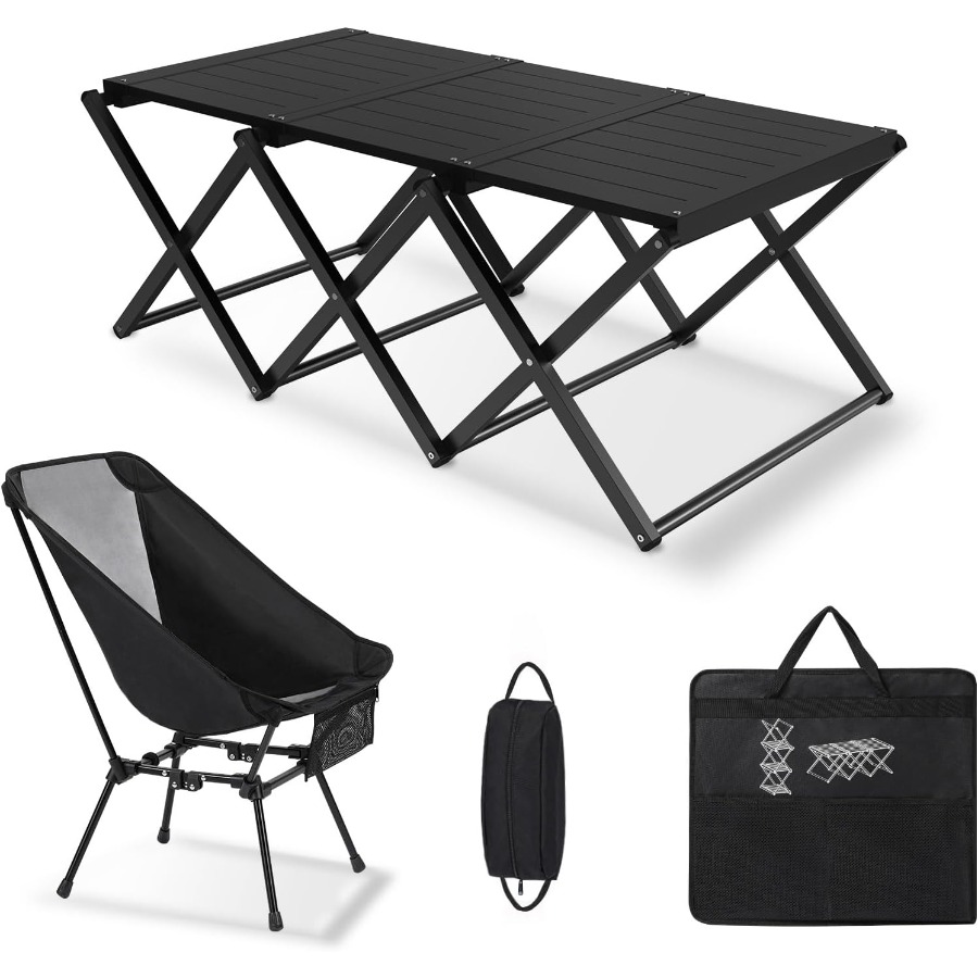 2in1 Aluminum Folding Camping  - Outdoor Adventure Table With Storage recensie en prijs