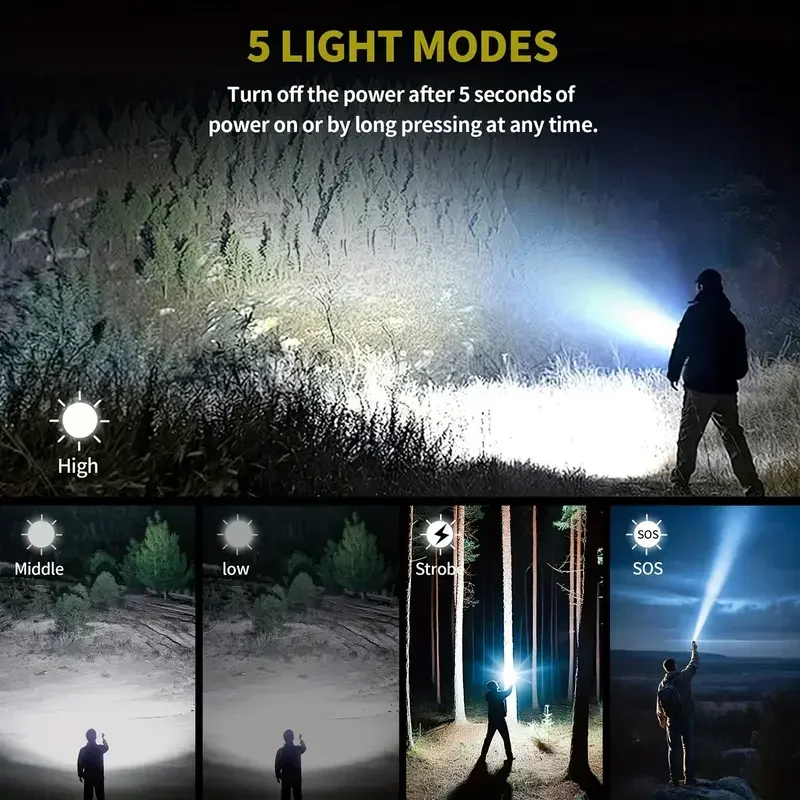 Ultra Powerful Flashlight Conc - Outdoor Adventure Travel recensie en prijs