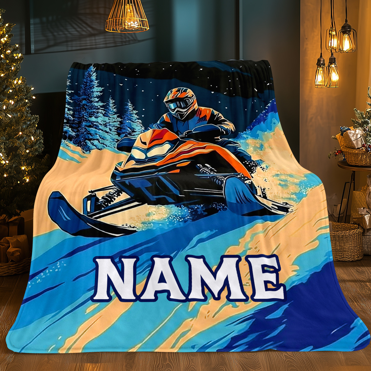 Personalized Snowmobile Blanke - Outdoor Adventure Names recensie en prijs
