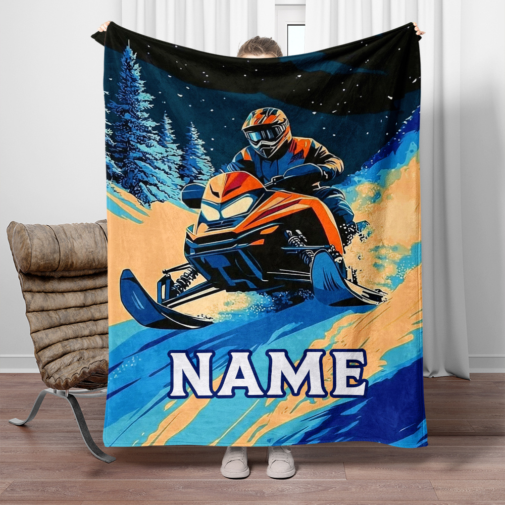 Personalized Snowmobile Blanke - Outdoor Adventure Names recensie en prijs