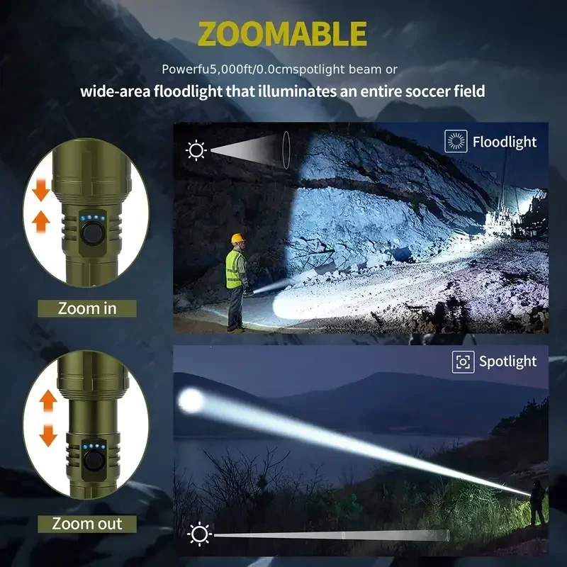 Ultra Powerful Flashlight Conc - Outdoor Adventure Travel recensie en prijs