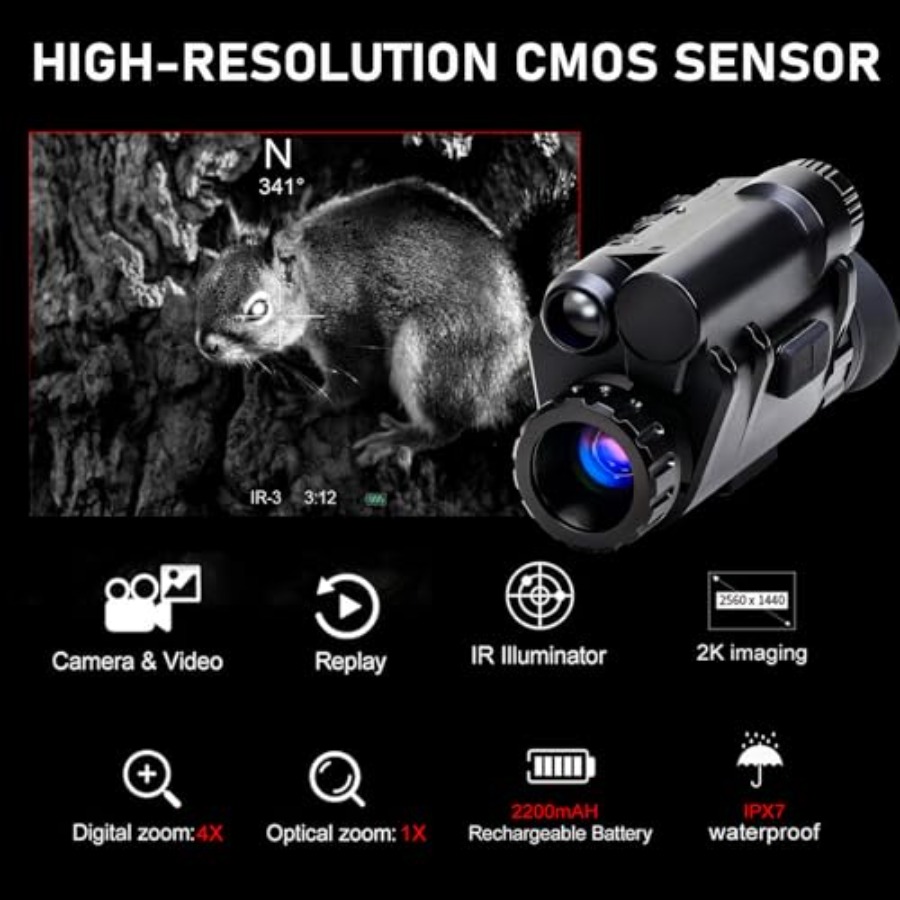 Digital 4X Zoom Night Vision M - Outdoor Adventure Travel recensie en prijs