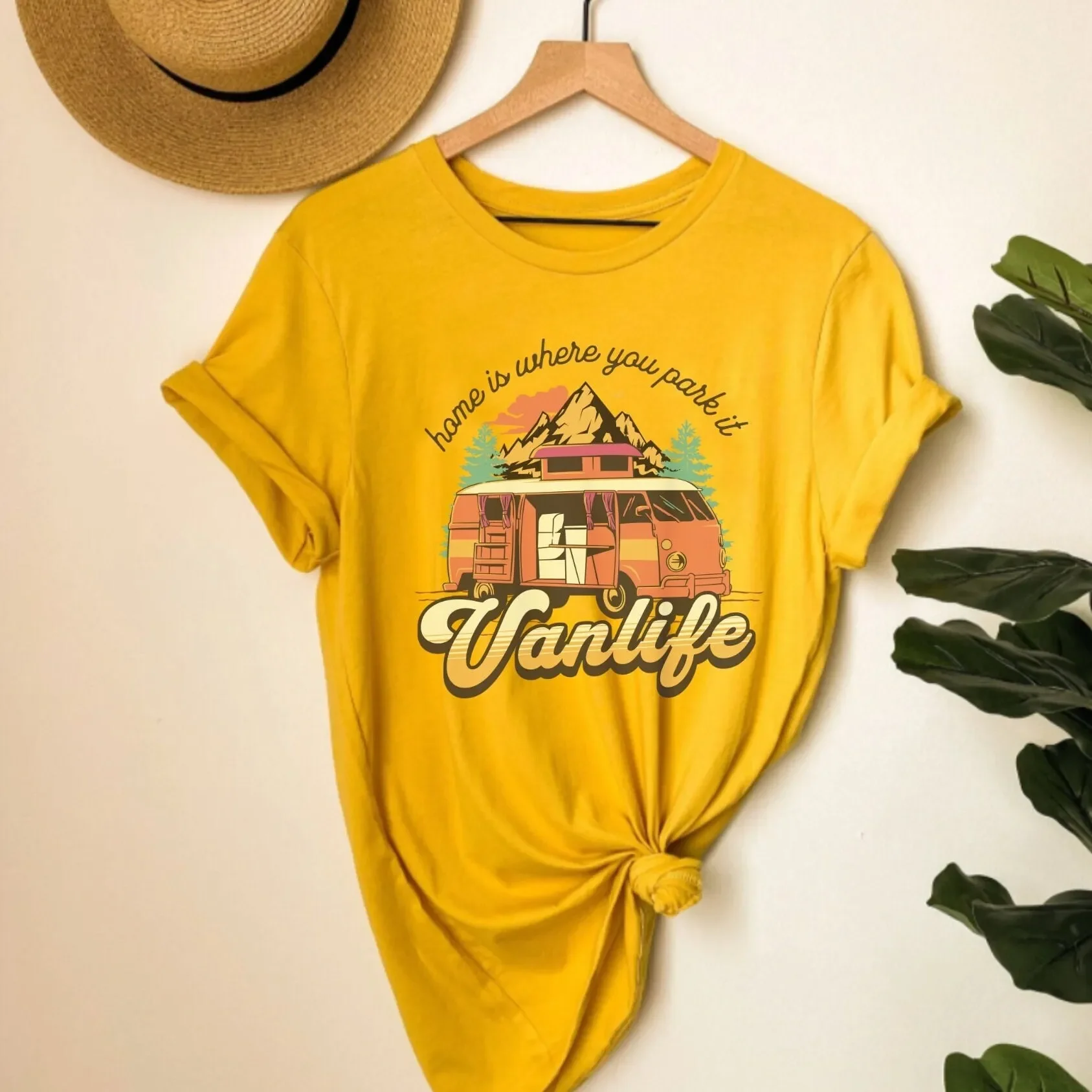 Vanlife T Shirt Van Camping Ad - Outdoor Adventure Girls recensie en prijs