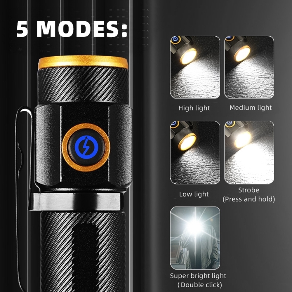 Mini Flashlight 6500K High Bri - Outdoor Adventure With No Backpack recensie en prijs